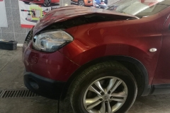 Revisión de choque frontal